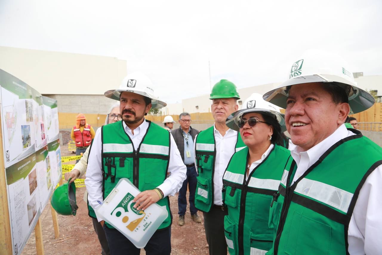 Guadalupe will have a new IMSS family medicine unit;  Zoe Robledo and Governor David Monreal supervised the work