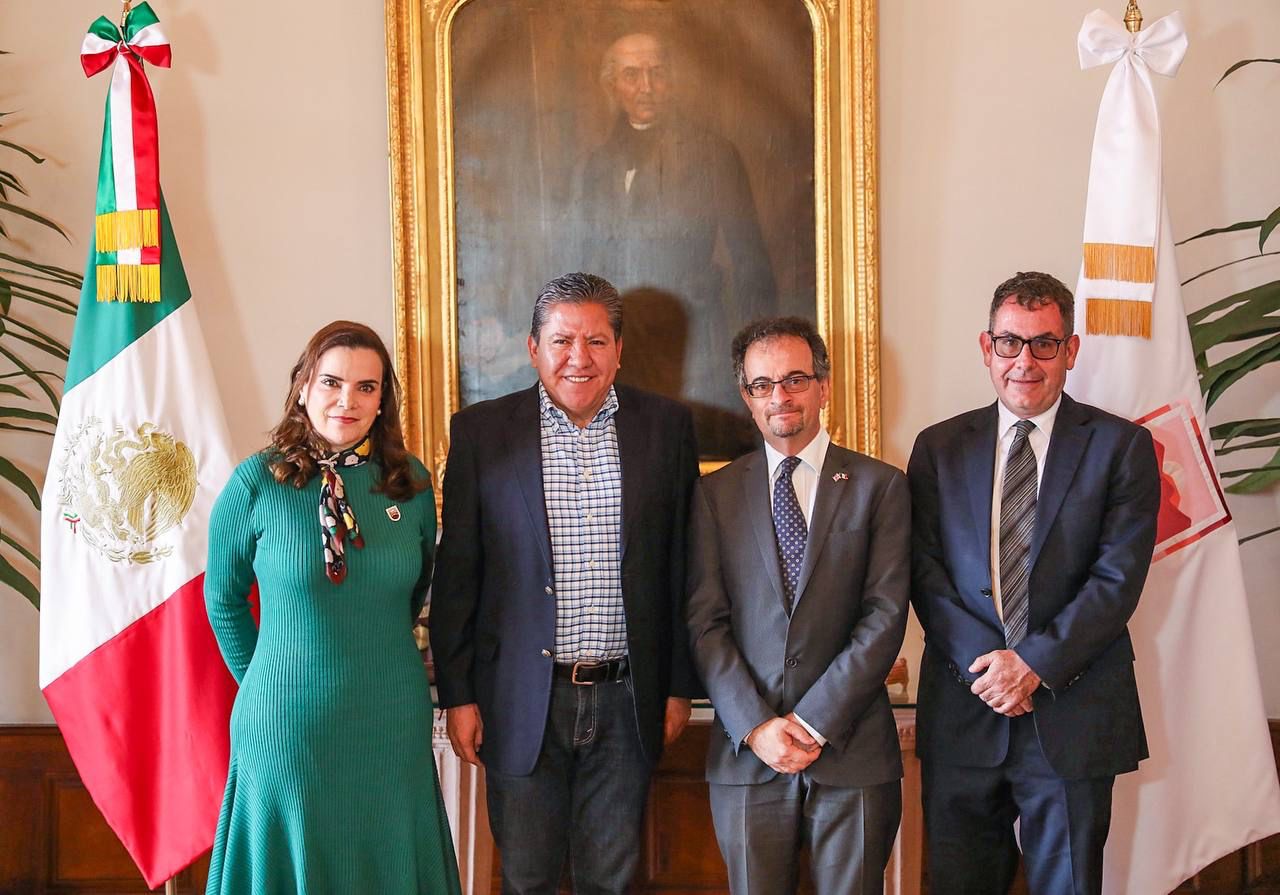 Governor David Monreal Ávila holds a meeting with the British Ambassador to Mexico, Jon Benjamin – Zacatecas State Government