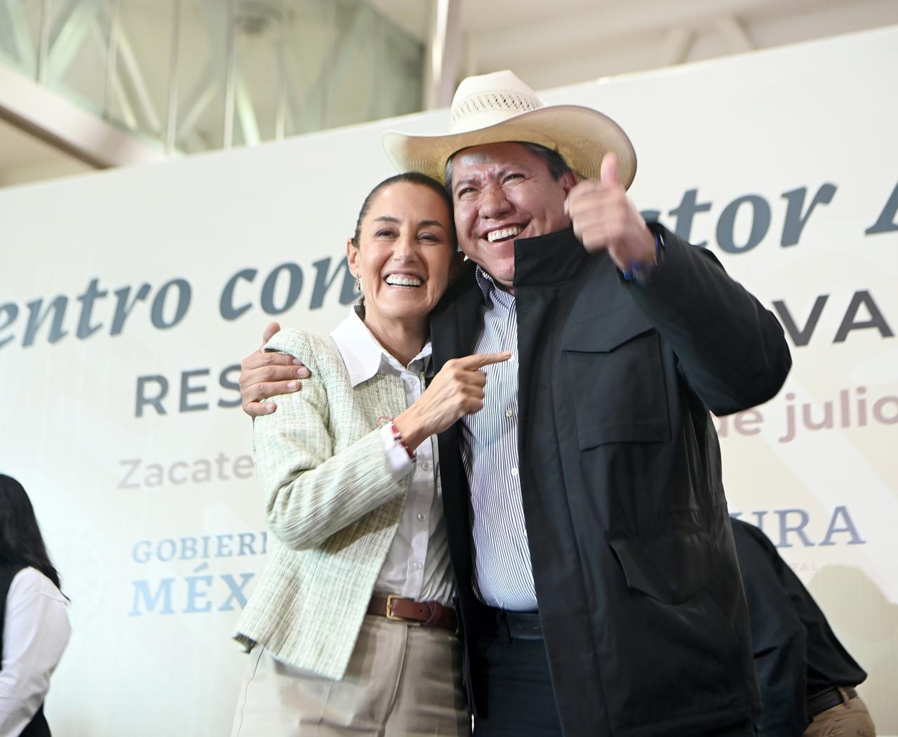 Destaca Gobernador David Monreal el respaldo de la Presidenta electa Claudia  Sheinbaum para consolidar el bienestar de Zacatecas – Gobierno del Estado  de Zacatecas